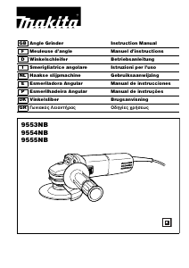 Manuale Makita 9555NB Smerigliatrice angolare