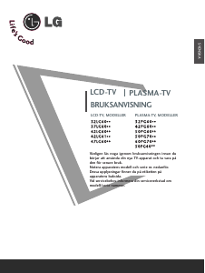 Bruksanvisning LG 50PG6010-ZE Plasma TV