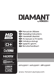 Használati útmutató Horizon 24HL5300H Diamant LED-es televízió
