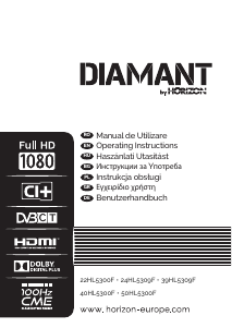 Használati útmutató Horizon 24HL5309F Diamant LED-es televízió