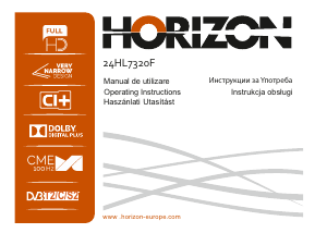 Manual Horizon 24HL7320F Televizor LED