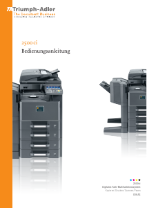 Bedienungsanleitung Triumph-Adler 2500ci Multifunktionsdrucker