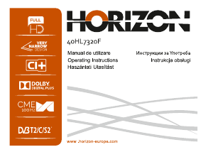 Használati útmutató Horizon 40HL7320F LED-es televízió