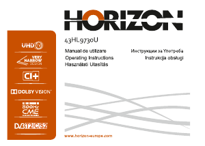 Használati útmutató Horizon 43HL9730U LED-es televízió