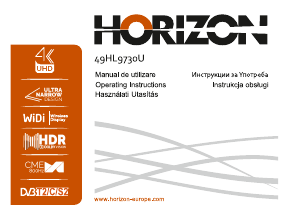 Használati útmutató Horizon 49HL9730U LED-es televízió
