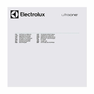 Manual Electrolux ZUOQUATTRO Aspirator