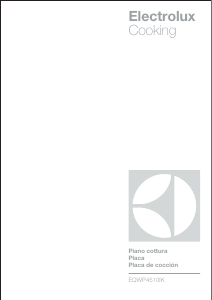 Manual Electrolux EQWP4510IK Placa