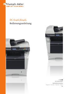 Bedienungsanleitung Triumph-Adler DC 6140L Multifunktionsdrucker