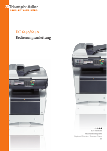 Bedienungsanleitung Triumph-Adler DC 6240 Multifunktionsdrucker