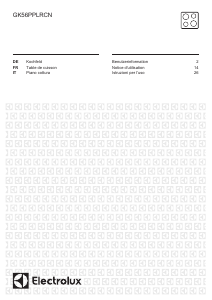 Manuale Electrolux GK56PPLRCN Piano cottura