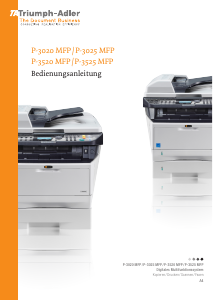 Bedienungsanleitung Triumph-Adler P-3525 MFP Multifunktionsdrucker