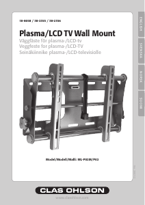 Manual Clas Ohlson ML-P02 Wall Mount
