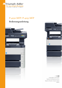 Bedienungsanleitung Triumph-Adler P-4035 MFP Multifunktionsdrucker