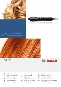Руководство Bosch PHC7771 Стайлер для волос