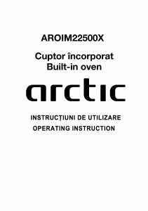 Manual Arctic AROIM 22500 X Oven