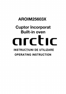 Manual Arctic AROIM 25603 X Oven