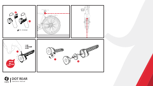 Посібник Spanninga Dot Rear Велосипедний ліхтар