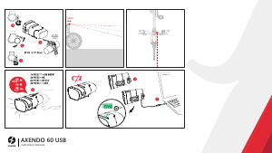 Instrukcja Spanninga Exenda 60 USB Lampa rowerowa