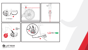 Manual de uso Spanninga Jet Rear Faro bicicleta