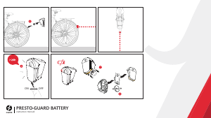Manual de uso Spanninga Presto-Guard Faro bicicleta