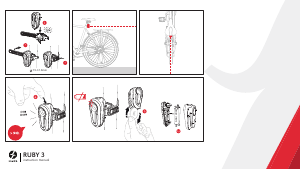 Kullanım kılavuzu Spanninga Ruby 3 Bisiklet işığı