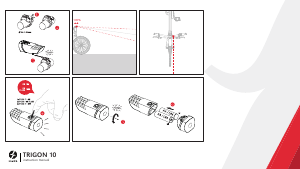 Manual de uso Spanninga Trigon 10 Faro bicicleta