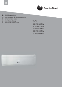 Manuale Saunier Duval SDH 19-050 NWI Condizionatore d’aria