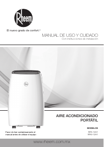 Manual de uso Rheem RPAI-12H1 Aire acondicionado