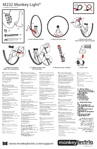 Bruksanvisning Monkeylectric Monkey Light M232 Sykkellykt