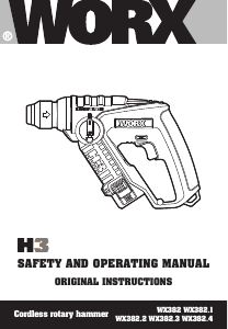 Handleiding Worx WX382 Boorhamer