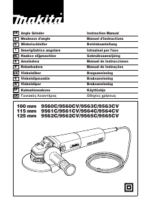 Mode d’emploi Makita 9561C Meuleuse angulaire