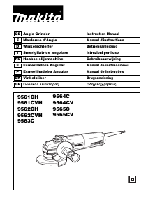 Manual Makita 9562CVH Rebarbadora