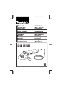 Manuale Makita 9564 Smerigliatrice angolare
