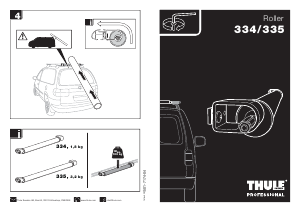 Manuale Thule Roller 334 Barre portatutto