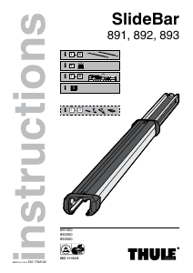 Manuale Thule SlideBar 891 Barre portatutto