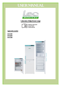 Bruksanvisning Lec Medical LSC263 Kyl-frys