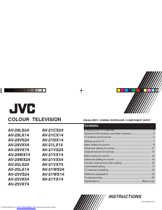 Handleiding JVC AV-21CS24 Televisie