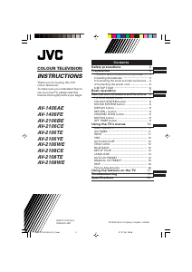 Bruksanvisning JVC AV-2108WE TV