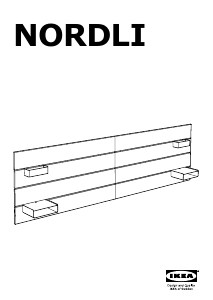 Bruksanvisning IKEA NORDLI (180-193) Hodegavl