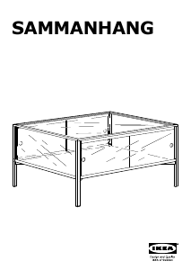 Manual IKEA SAMMANHANG Mesa de centro