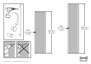 Manual IKEA FORSAND Porta closet