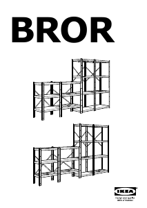 मैनुअल IKEA BROR क्लोजेट