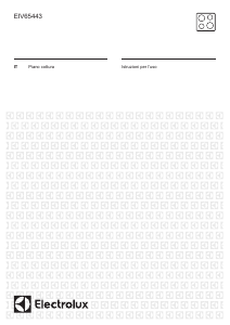 Manuale Electrolux EIV65443 Piano cottura