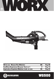 Handleiding Worx WG500 Bladblazer