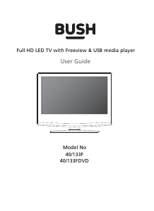 Manual Bush 40/133FDVD LED Television