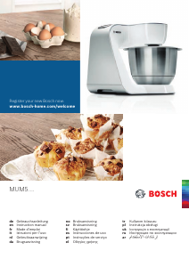 Bruksanvisning Bosch MUM54P00 Köksmaskin