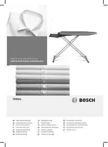 Manual Bosch TDN1010N Tábua de engomar