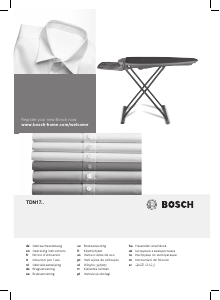 Руководство Bosch TDN1700P Гладильная доска