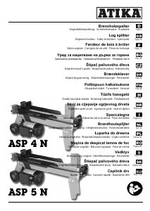 Manual Atika ASP 4 N Mașină de spintecat