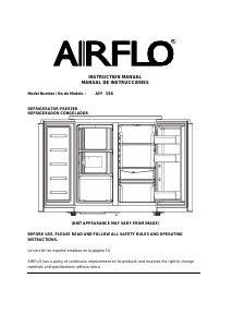 Manual Airflo AFF 156 Fridge-Freezer
